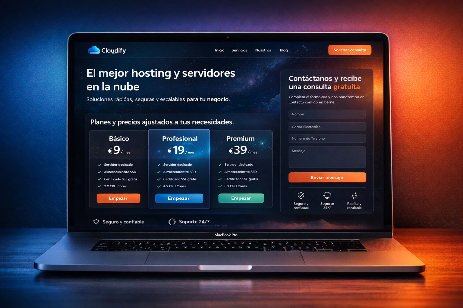 Web para Servicio / Estudio